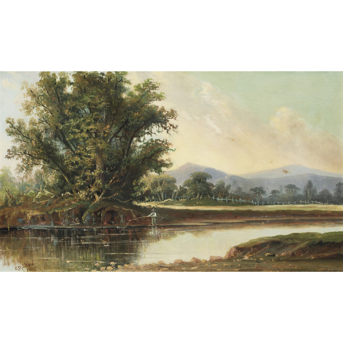 PAINTING, CHARLES DYER SHED Charles