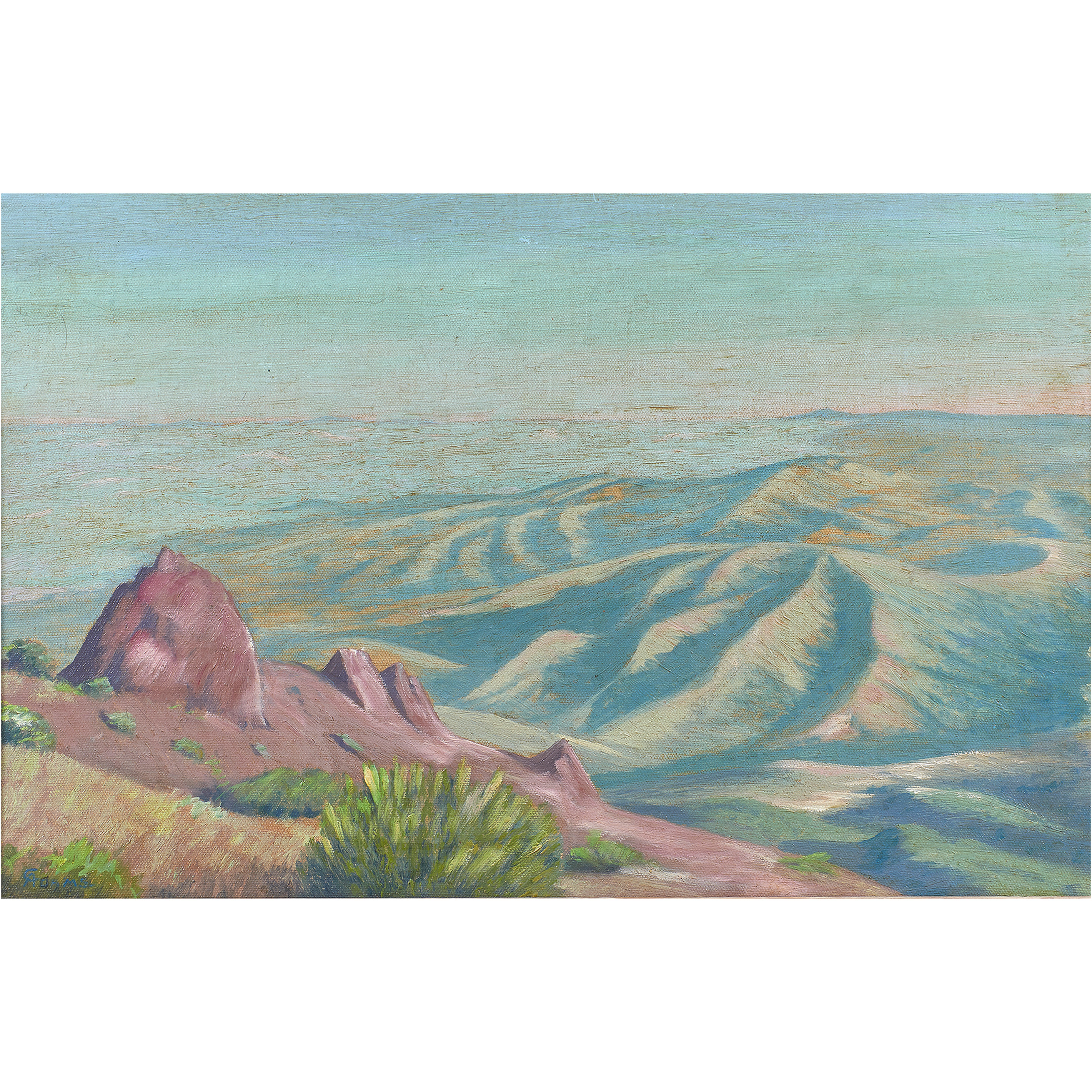 PAINTING, CHARLES FRANCIS ADAMS