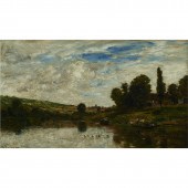 PAINTING, CHARLES FRANCOIS DAU