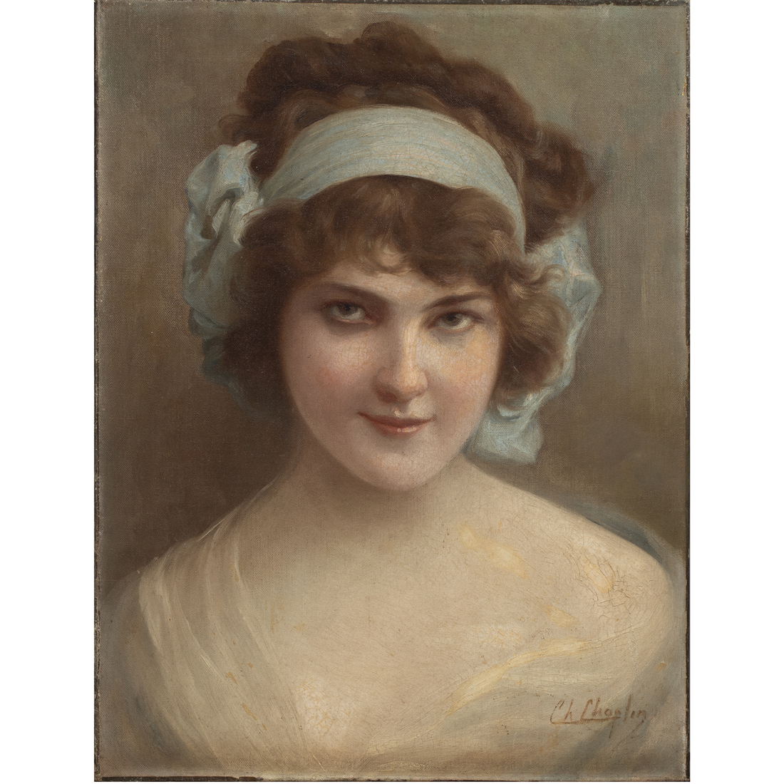 PAINTING, CHARLES JOSHUA CHAPLIN