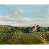PAINTING, CHARLES SIMMS Charle