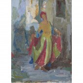 PAINTING, CHRISTIAN VON SCHNEI
