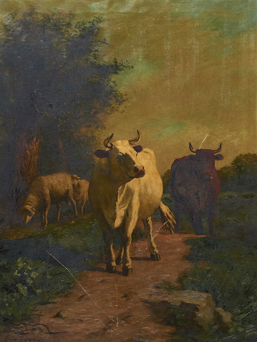 PAINTING, CONSTANTIN TROYON
