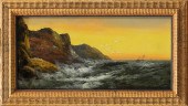PAINTING, CRASHING WAVES AT SU