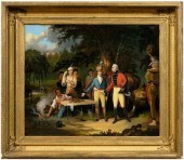 Painting depicting General Mar