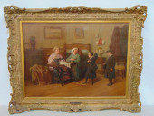 PAINTING, DUTCH INTERIOR SCENE