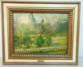 PAINTING, "EARLY MAY AT CATSKI