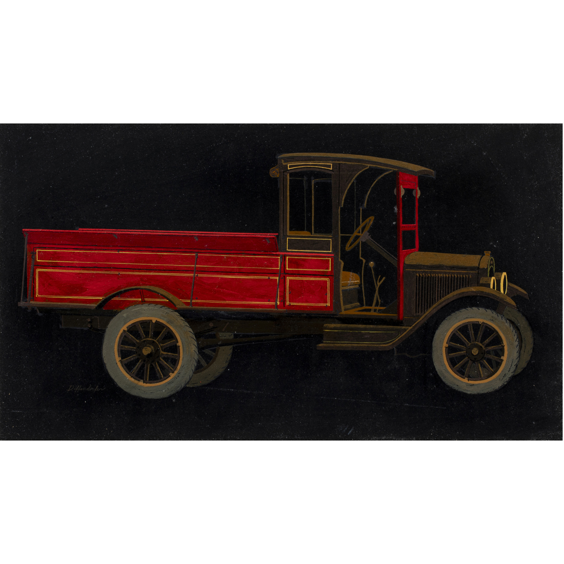 PAINTING, ED DIFFENDERFER Ed
