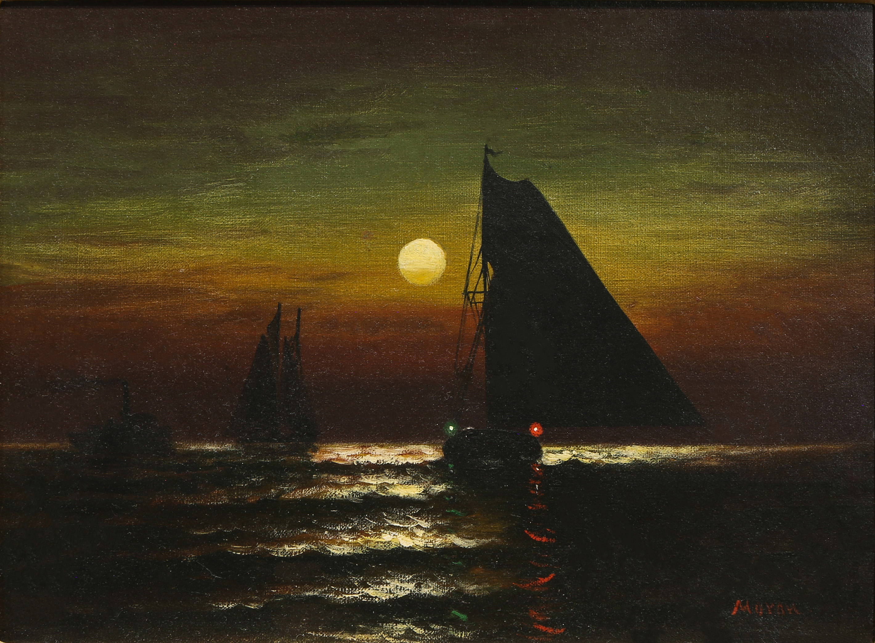 PAINTING, EDWARD MORAN Edward Moran