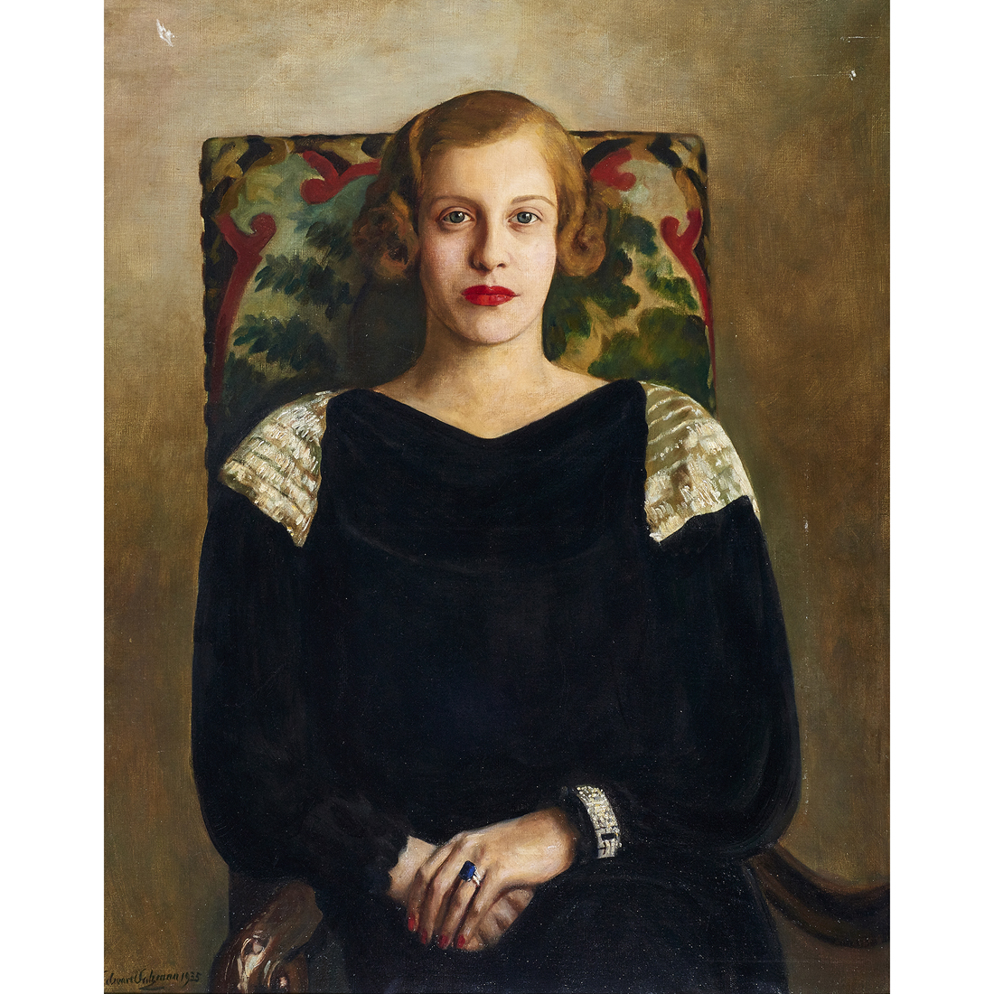 PAINTING, EDWARD SALZMAN Edward