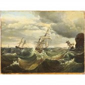 PAINTING, EGIDE LINNIG Egide L
