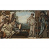 PAINTING, ELIHU VEDDER Elihu V