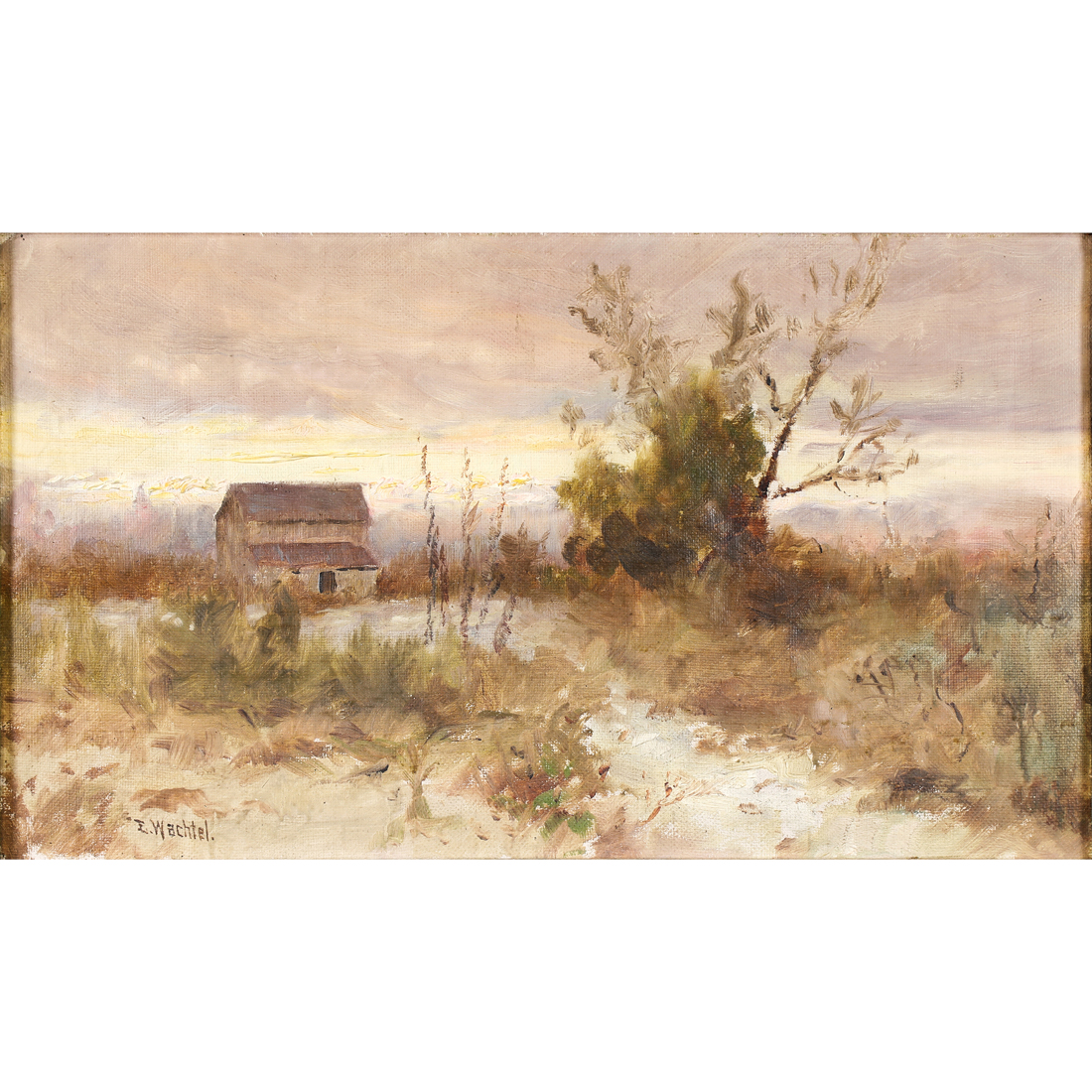 PAINTING, ELMER WACHTEL Elmer