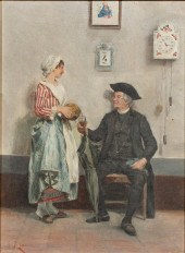 PAINTING, EUGEN VON RENAZZI Eu
