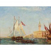 PAINTING, FELIX ZIEM Felix Zie