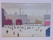 PAINTING, FIGURES BY FACTORY,
