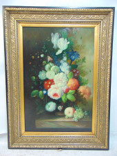 PAINTING, FLORAL STILL LIFE, S