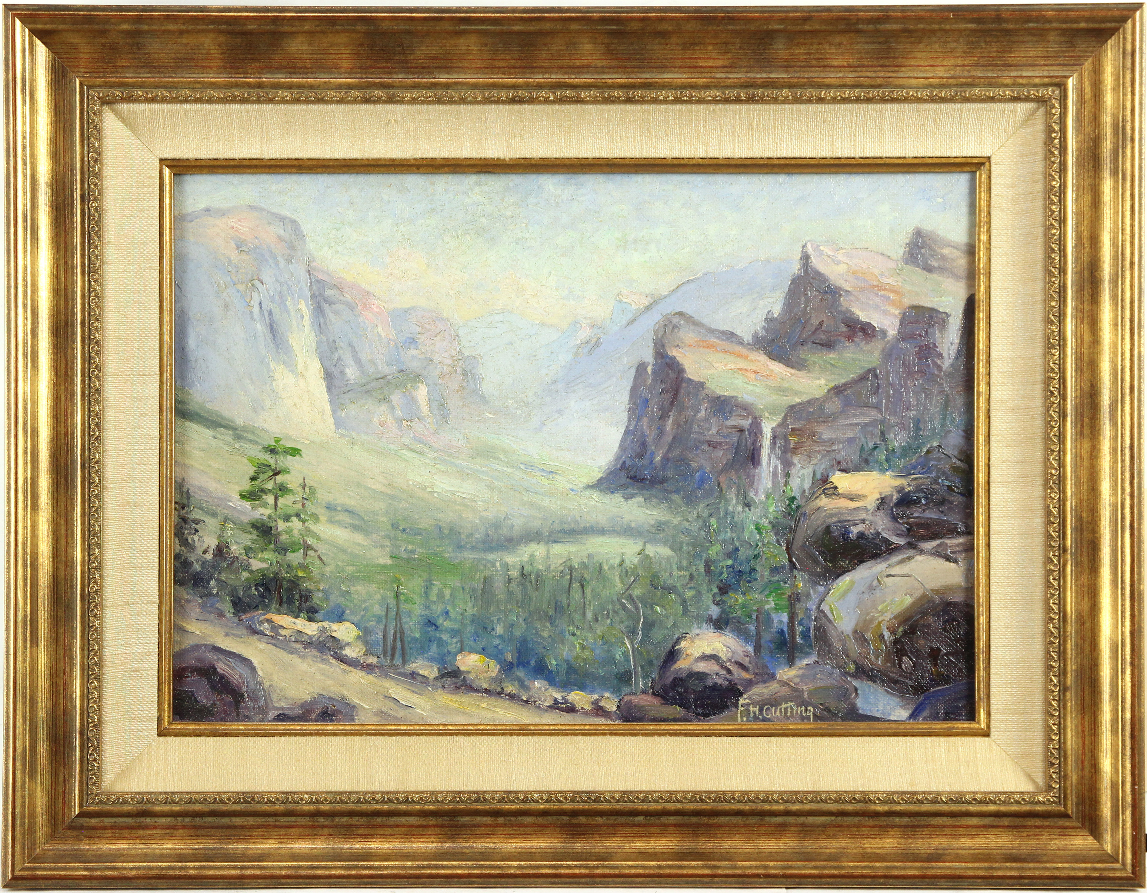 PAINTING, FRANCIS HARVEY CUTTING