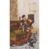PAINTING, FRANCOIS FLAMENG Fra