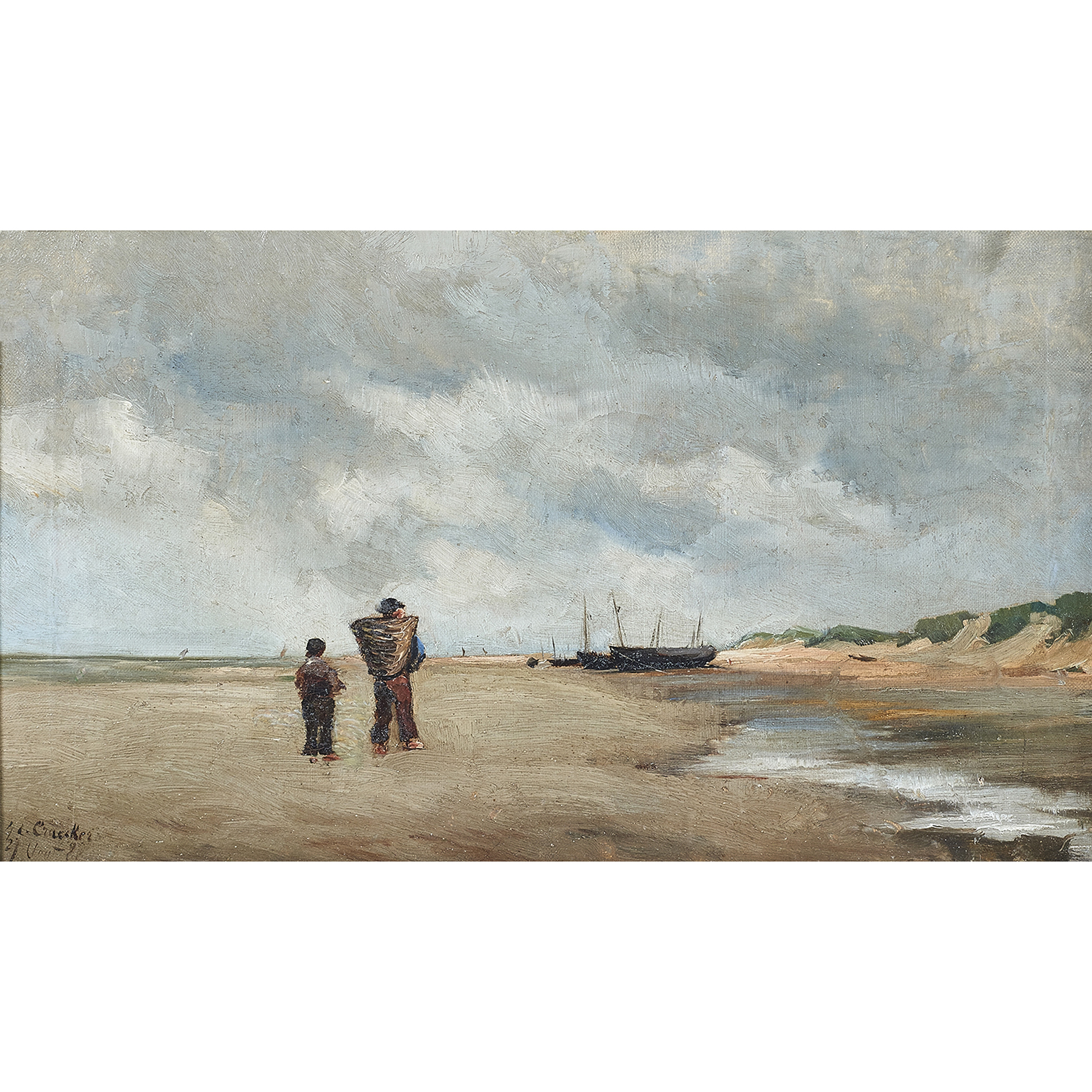 PAINTING, GASTON FRANK DE CRAECKE
