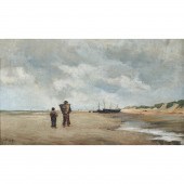 PAINTING, GASTON FRANK DE CRAE