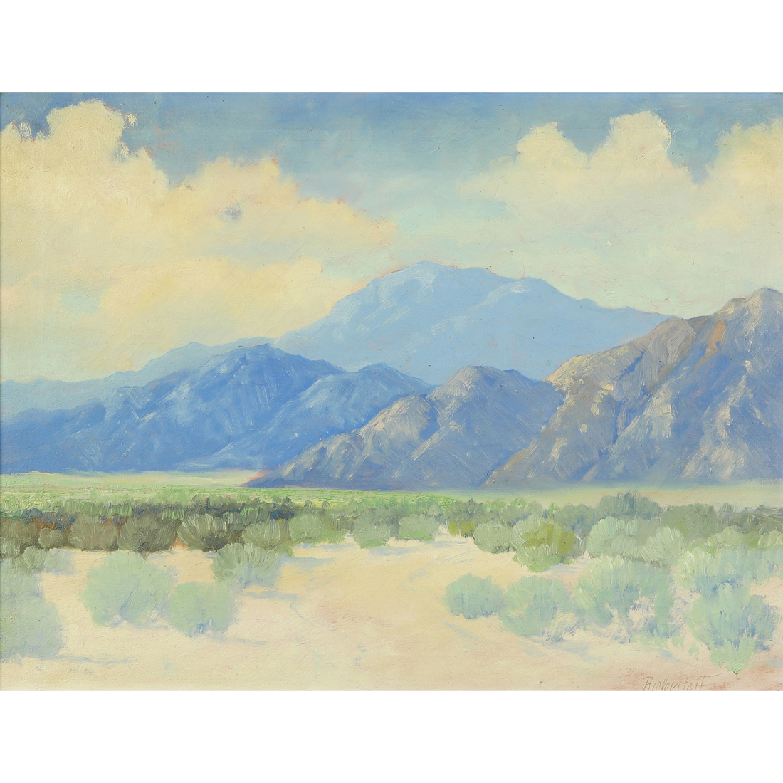PAINTING, GEORGE BICKERSTAFF George