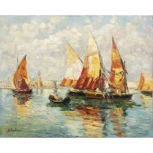 PAINTING, GEORGI LAPCHINE Geor