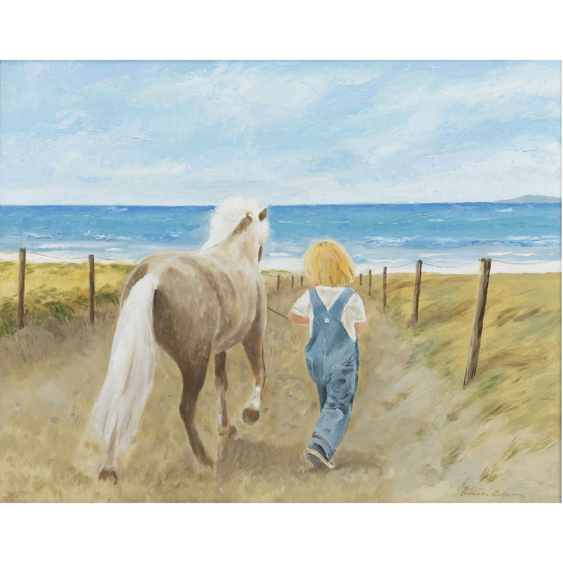 PAINTING, GUNNAR ANDERSON Gunnar