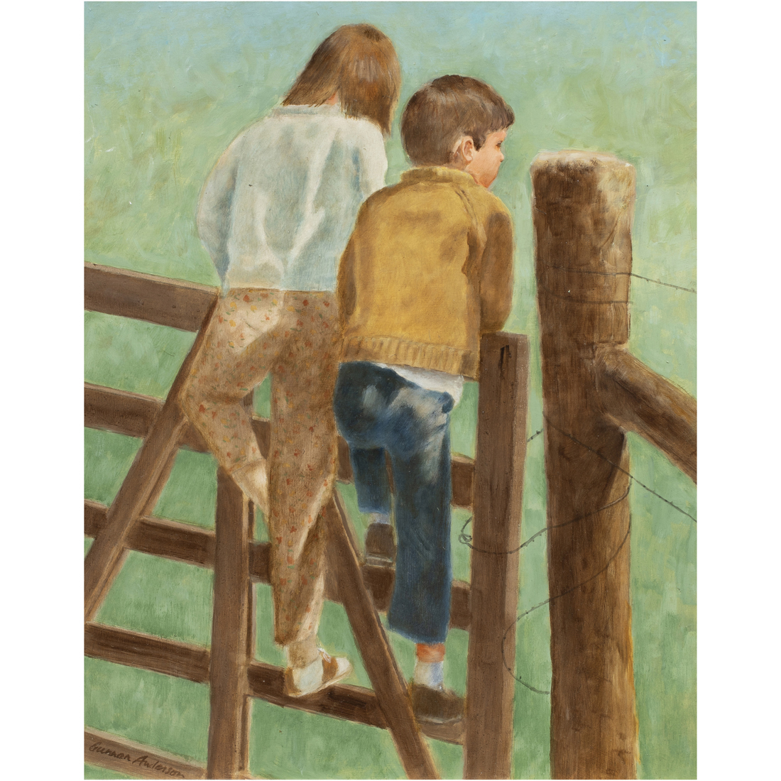 PAINTING, GUNNAR ANDERSON Gunnar