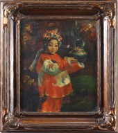 PAINTING, GUSTAV ADOLPH HENSEL