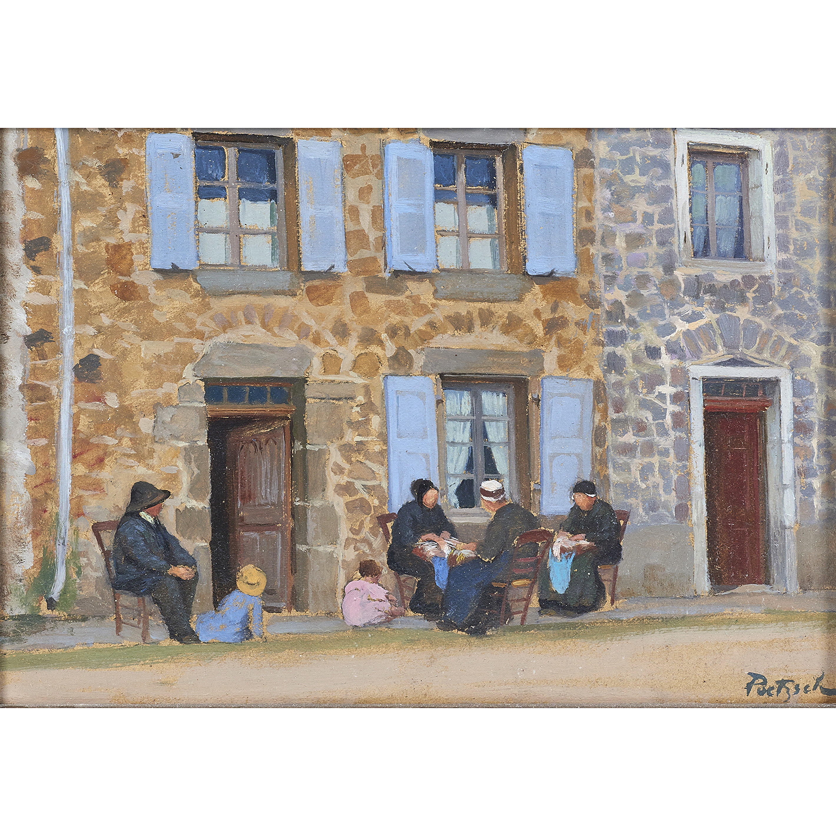 PAINTING, GUSTAVE POETZSCH