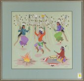 PAINTING, HARRISON BEGAY Harri