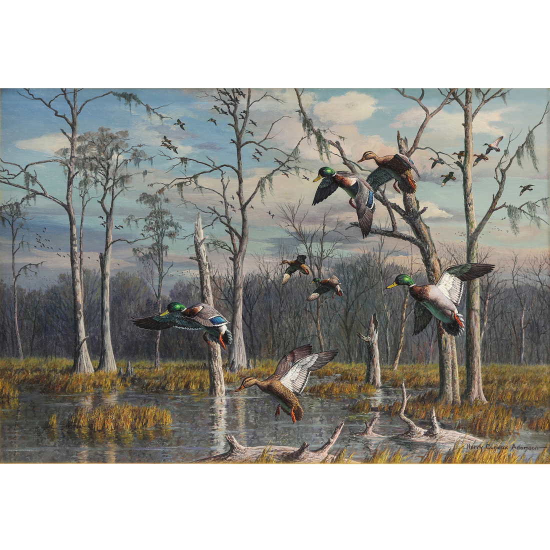 PAINTING, HARRY CURIEUX ADAMSON
