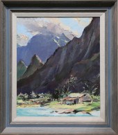 PAINTING, HAWAIIAN BEACHSCAPE