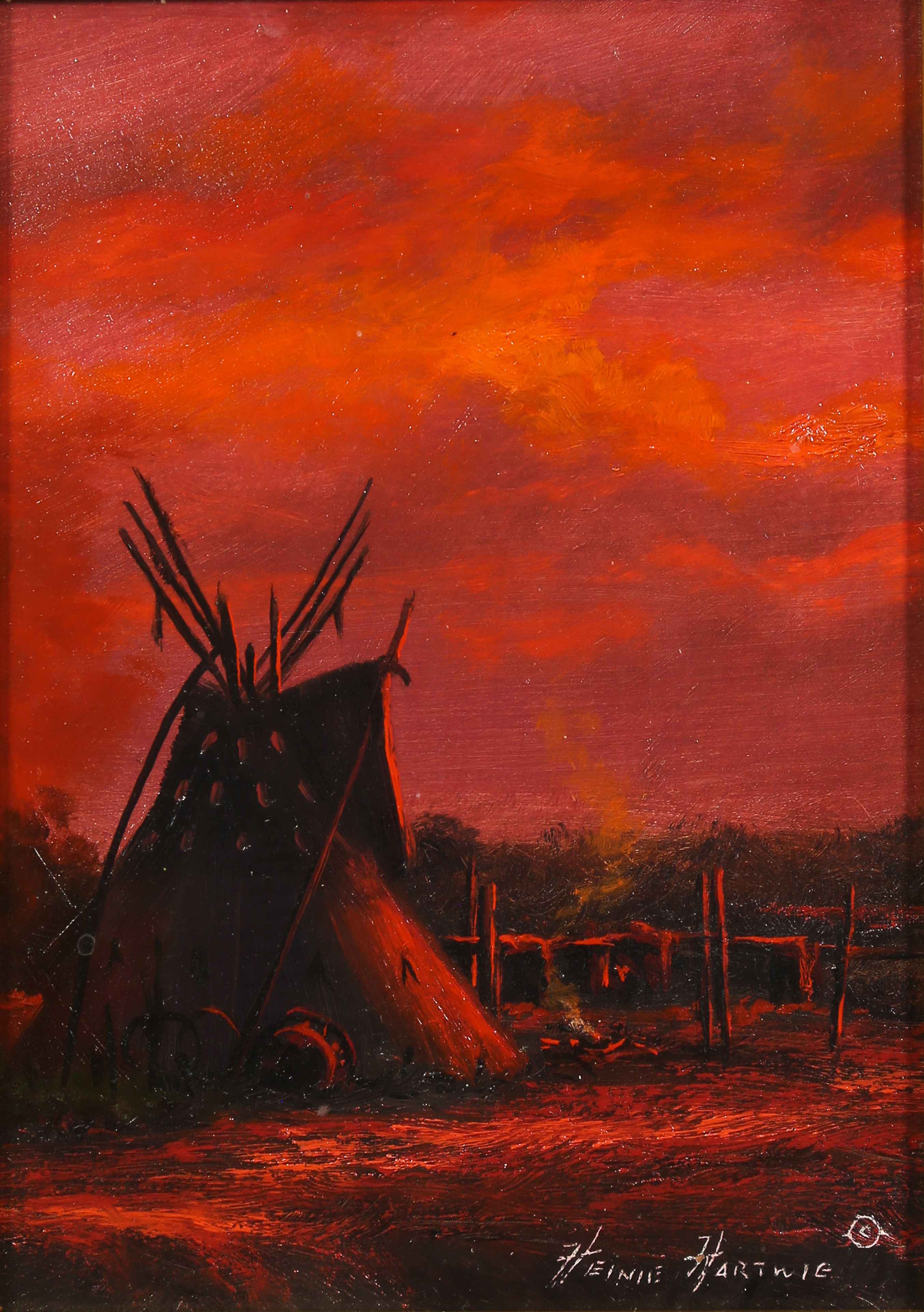 PAINTING, HEINIE HARTWIG Heinie