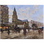 PAINTING, HENRI ALEXIS SHAEFER