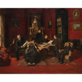 PAINTING, HENRI BRISPOT<br>Hen