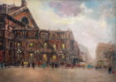 PAINTING, HENRI GRENIER<br>Hen