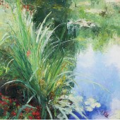PAINTING, HENRIETTA MILLER Hen