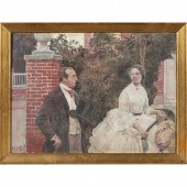 PAINTING, HOWARD PYLE Howard P