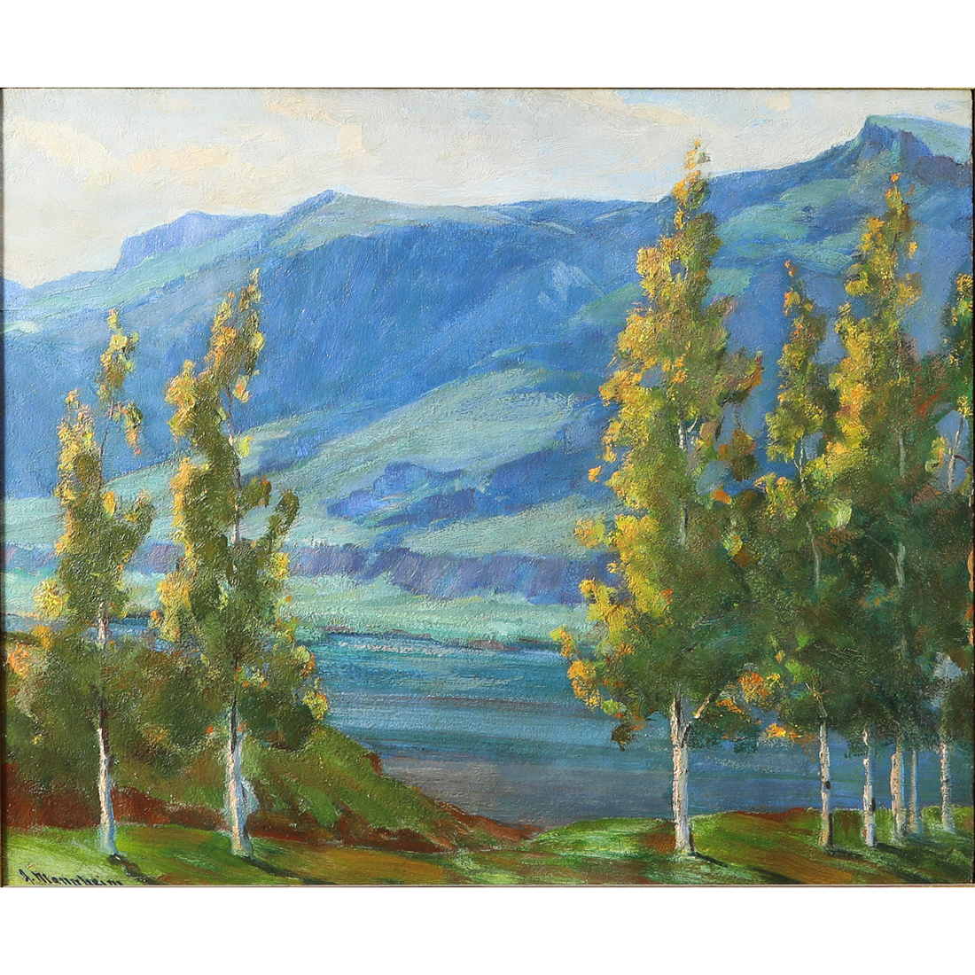 PAINTING, JEAN MANNHEIM Jean