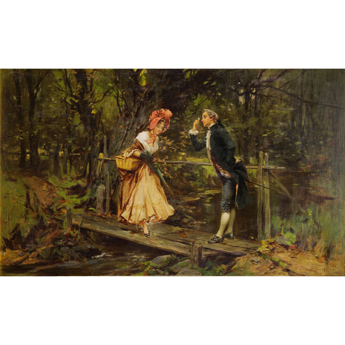 PAINTING, JOHN LEON MORAN John Leon
