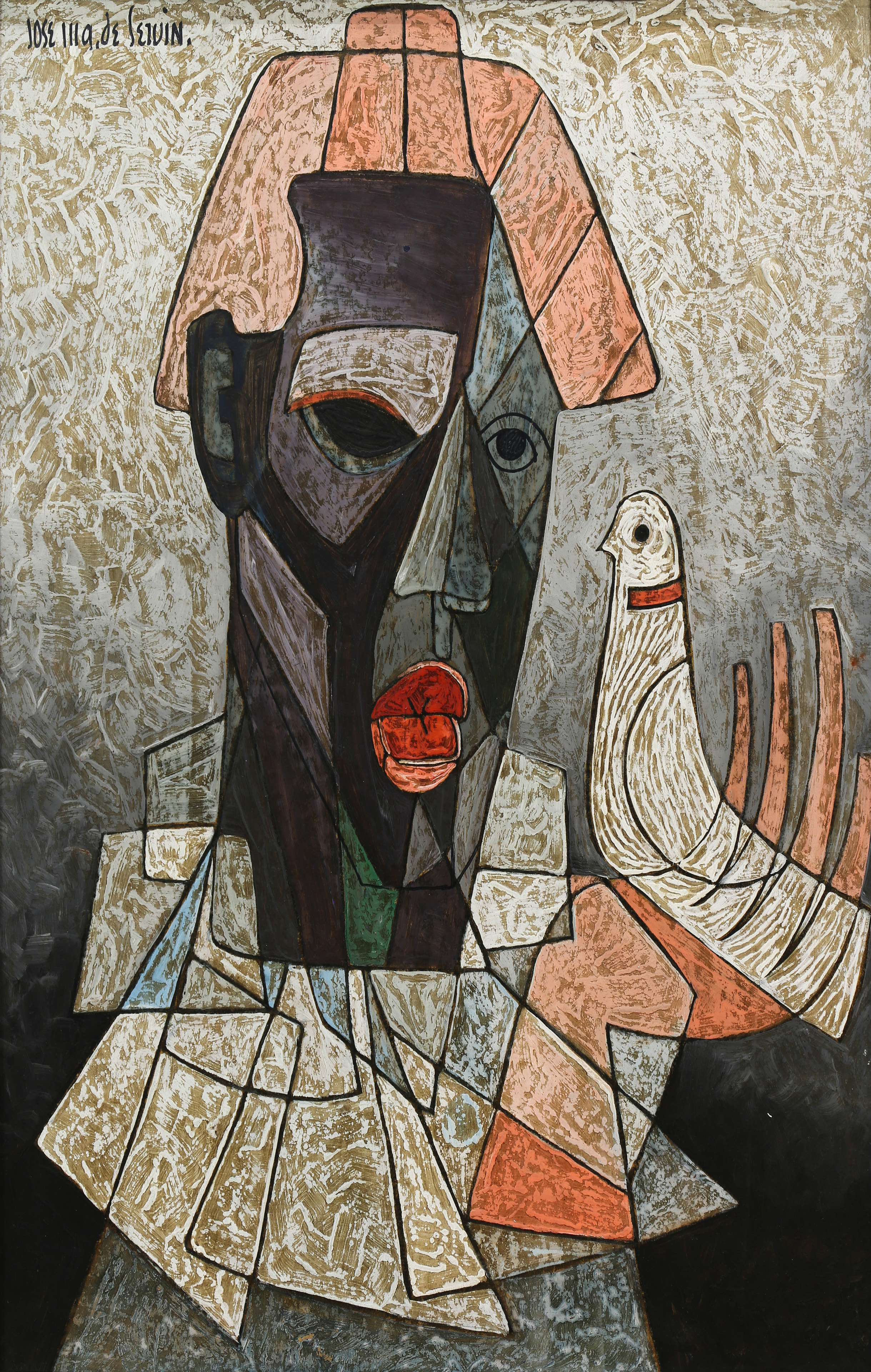 PAINTING, JOSE MARIA DE SERVIN Jose