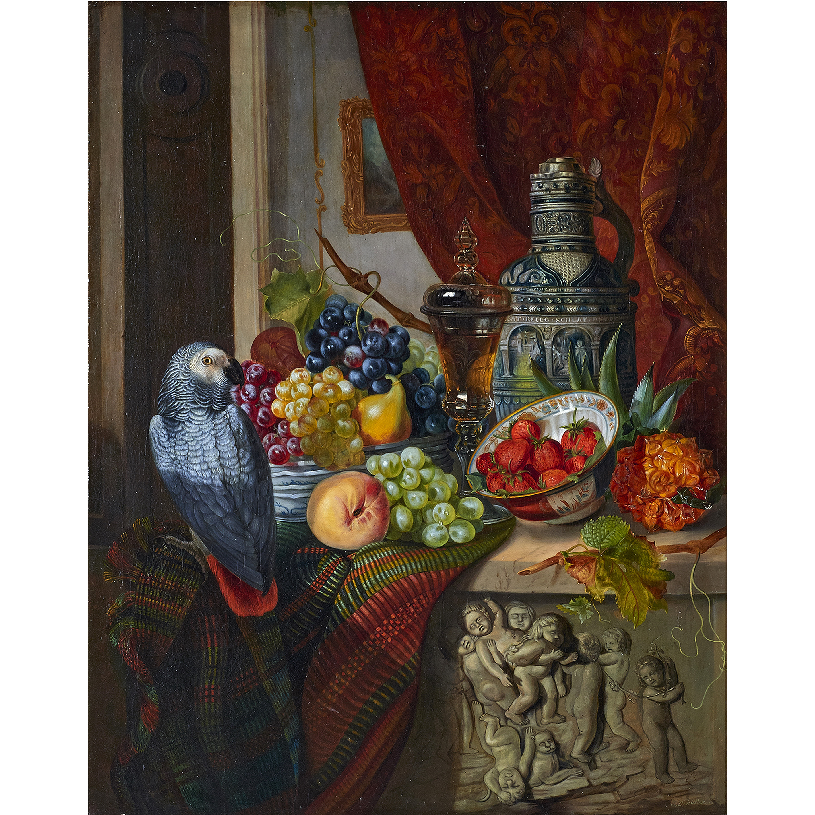 PAINTING, JOSEF SCHUSTER Josef