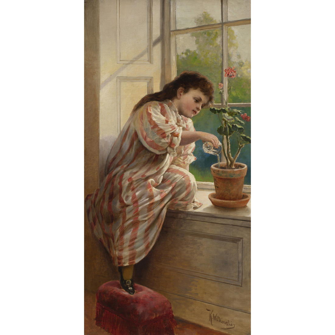 PAINTING, KARL WITKOWSKI Karl