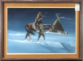 PAINTING, KIOWA SCHOOL Kiowa S