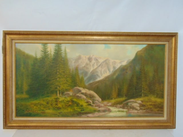 PAINTING, LANDSCAPE WITH