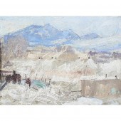 PAINTING, LEON GASPARD Leon Ga
