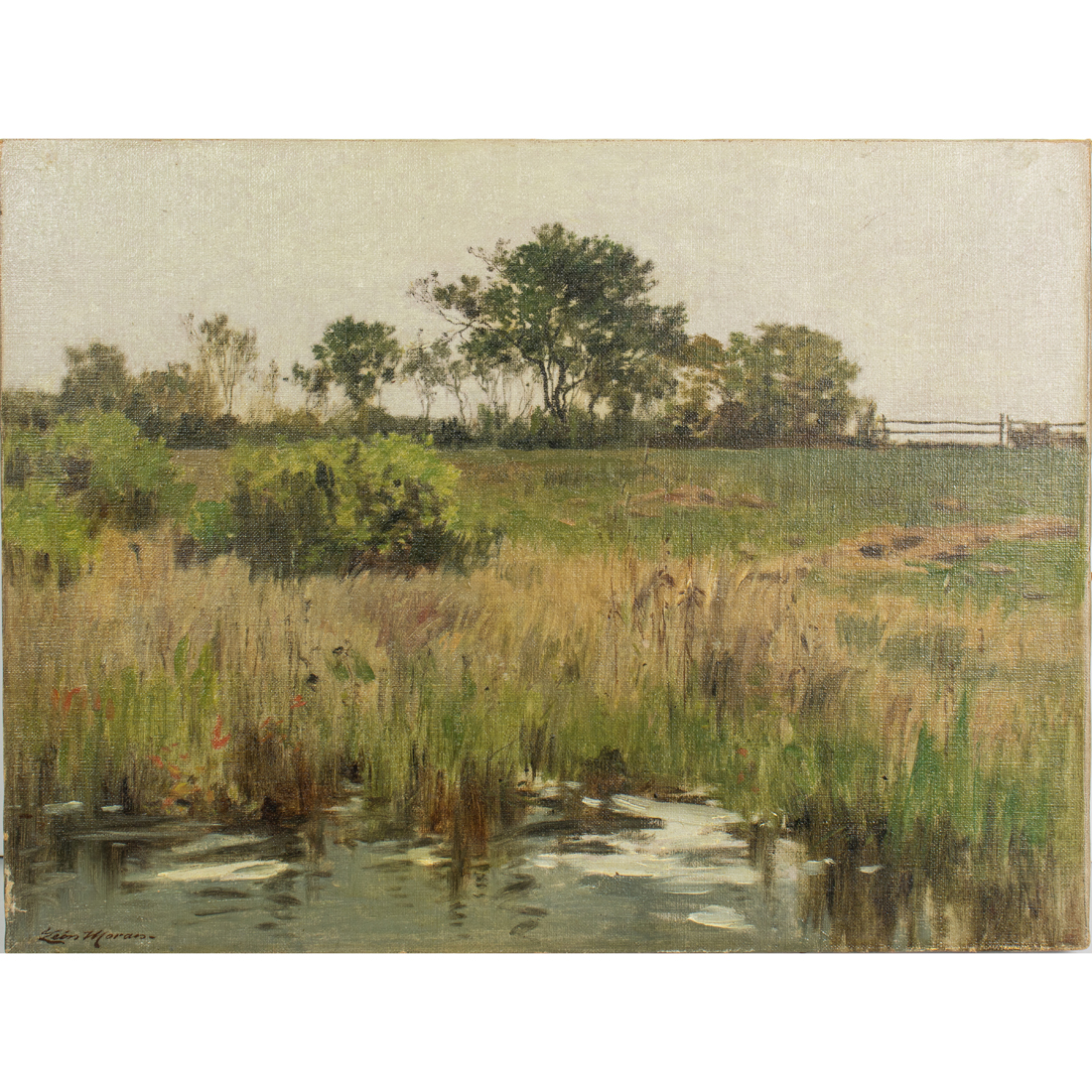 PAINTING, LEON JOHN MORAN Leon John