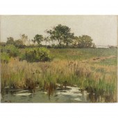 PAINTING, LEON JOHN MORAN Leon
